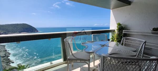 Apartamento com 3 dormitórios com vista oceânica no Penhasco das Gaivotas, Guarujá/SP