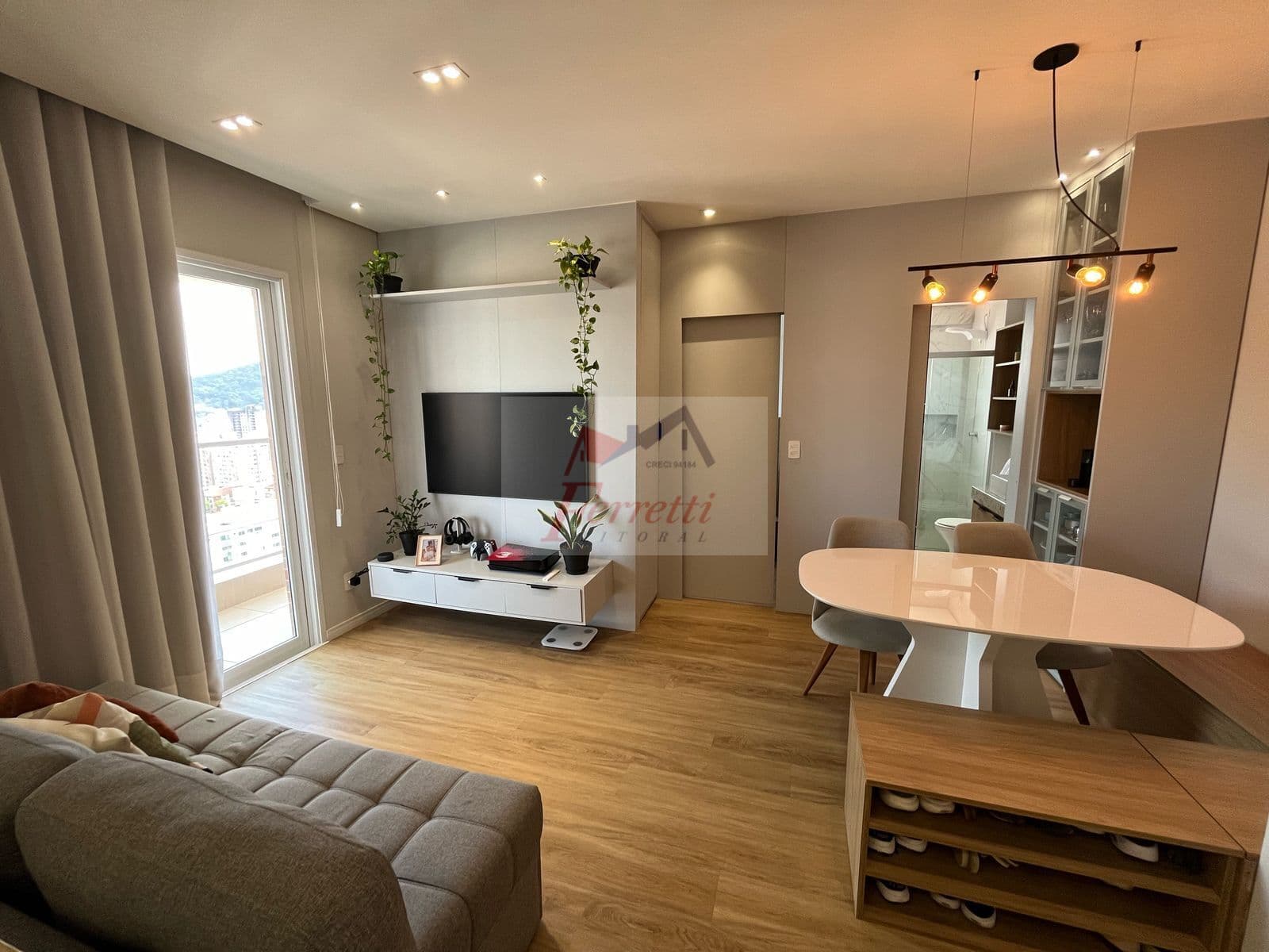 Apartamento com 1 dormitório pronto para morar em Campo Grande, Santos/SP
