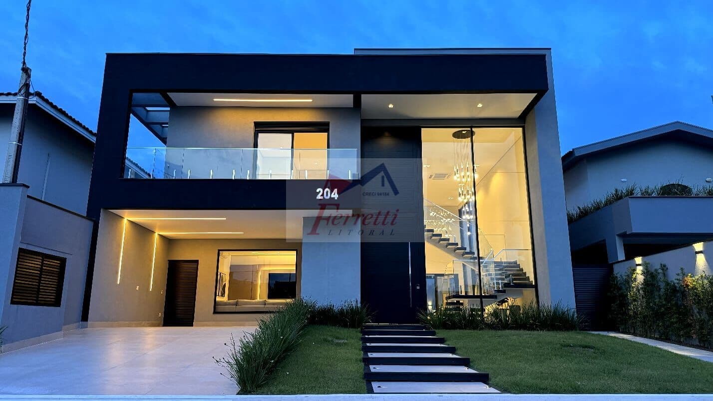 Casa Alto Padrão com 5 suítes em Jardim Acapulco, Guarujá/SP