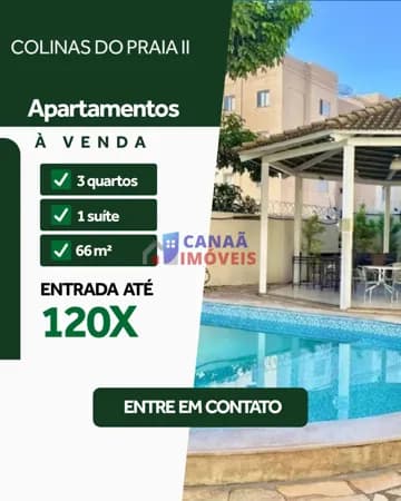 Residencial Colinas do Praia 2 - 3 quartos - Entrada parcelada