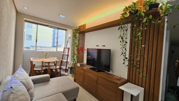 Apartamento Duplex mobiliado 1 suíte - 1 vaga - Centro