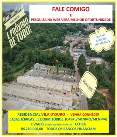 Casa em Condomínio em Caucaia do Alto Cotia SP