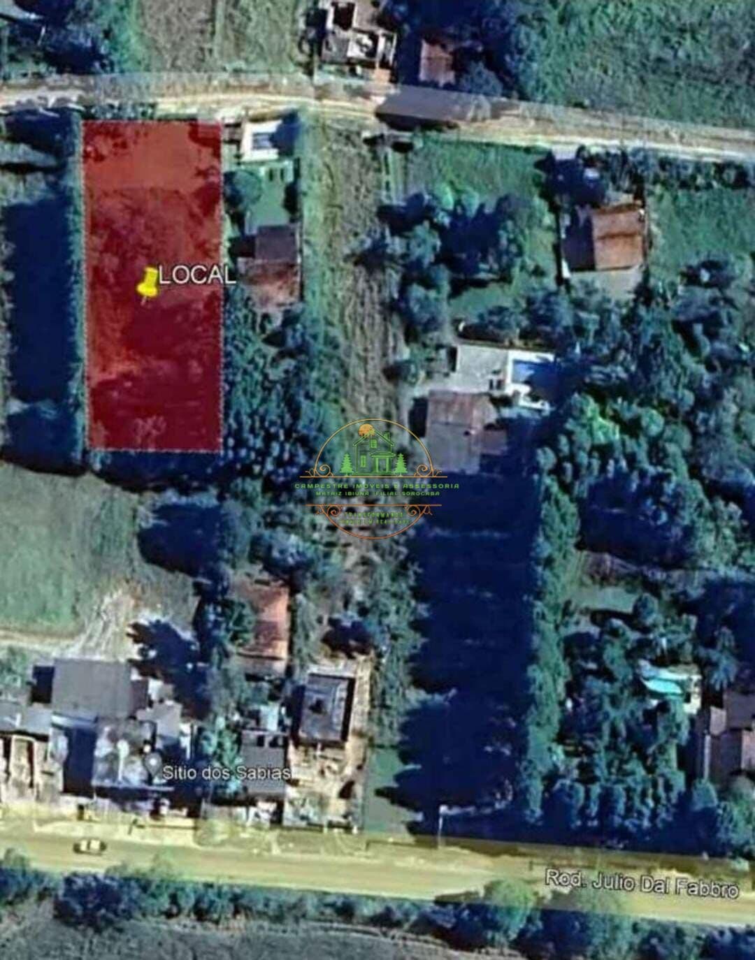 Terreno de 2.000m² com poço artesiano ótima localização a 500 metros do asfalto
