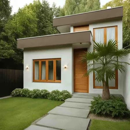 CASA LINEAR COM PÉ DIREITO DUPLO CONSTRUÇÂO | PERSONALIZAVEL