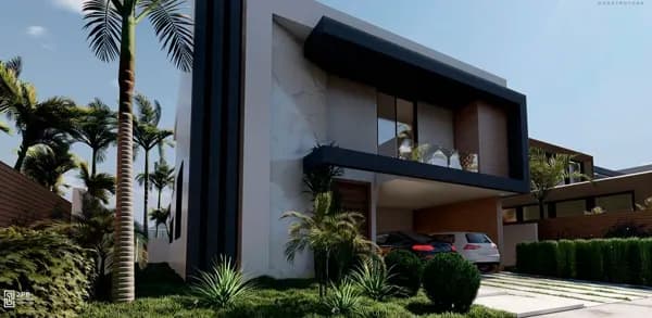CASA CONDOMÍNIO LINEAR COM PÉ DIREITO DUPLO CONSTRUÇÂO | PERSONALIZAVEL