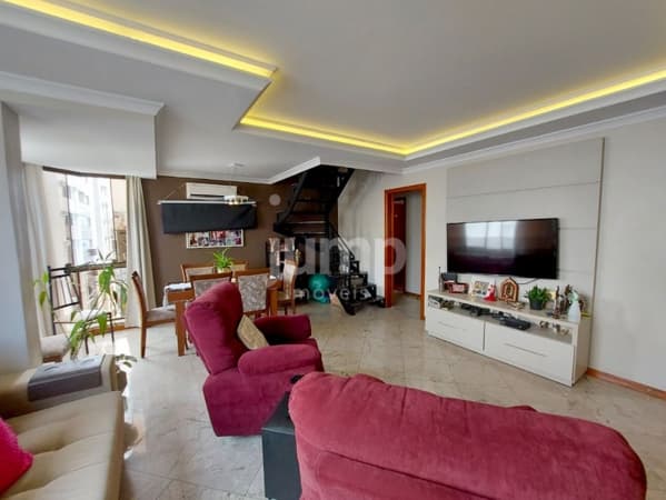Apartamento duplex com piscina e vista para o mar, 4 dormitórios à venda, 229 m² - Centro - Florianópolis/SC