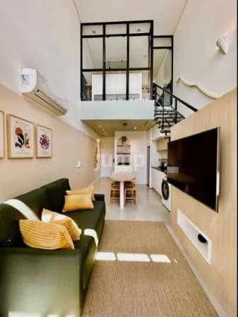 Apartamento tipo Loft Duplex à venda (Mobiliado) - Novo Campeche - Florianópolis/SC