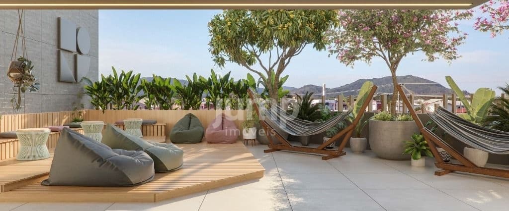 Apartamento com 2 dormitórios (1 suíte) e 1 vaga - Campeche - Florianópolis/SC