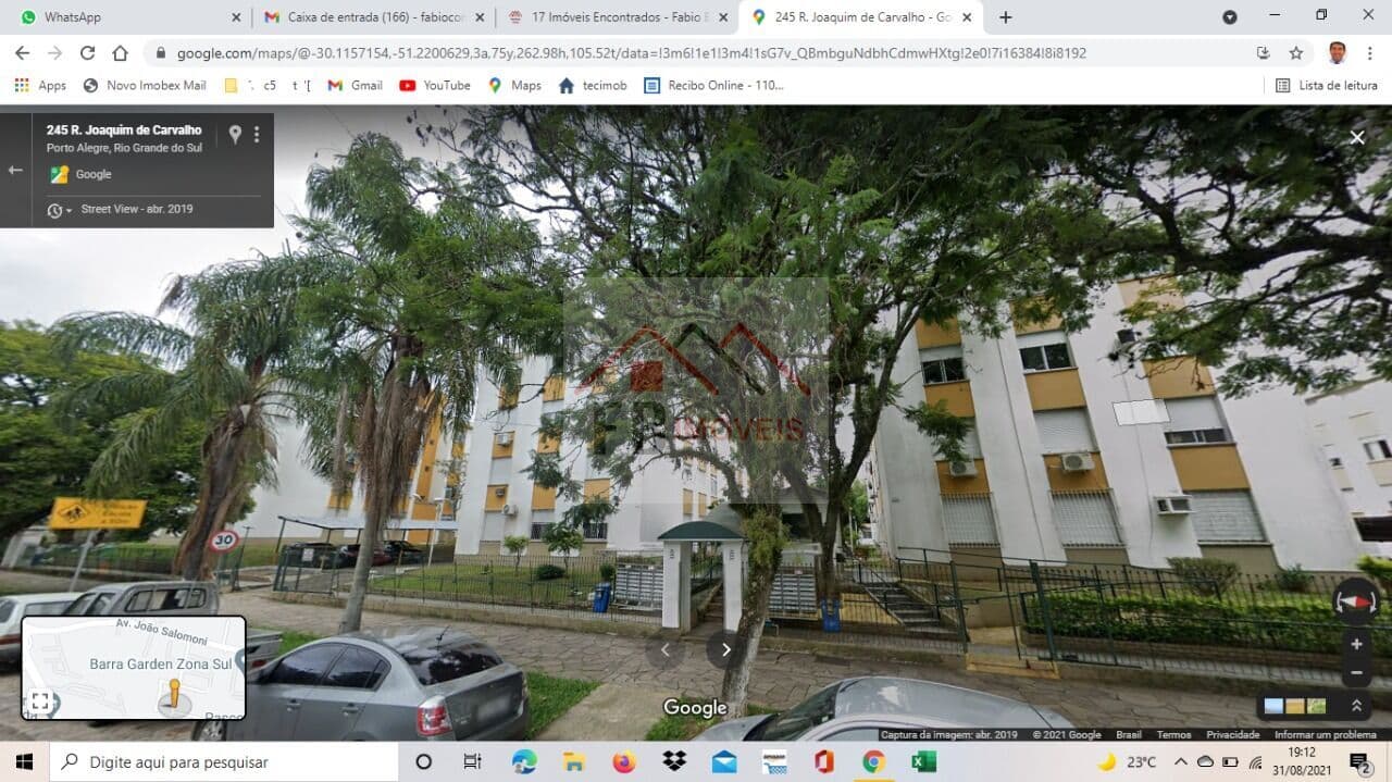 Apartamento dois dormitorios mobiliado