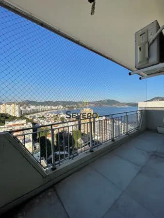 Cobertura 3 quartos com suíte e vista Mar no Ingá Niterói RJ