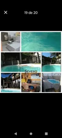 Casa tipo mini sítio com piscina, área gourmet completa e amplo terreno no Galo Branco