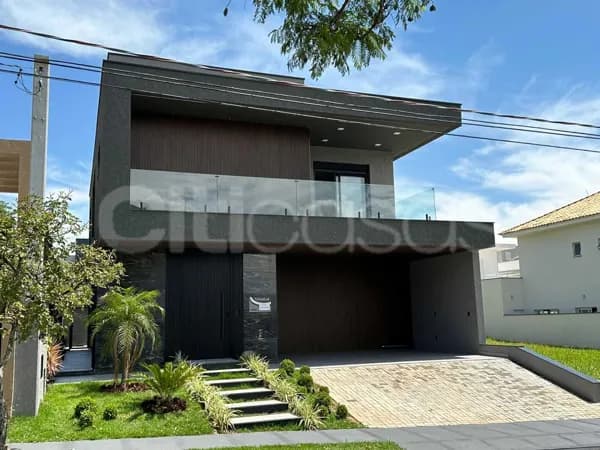 Sobrado mobiliado, com piscina, no Condomínio Residencial Mont Blanc