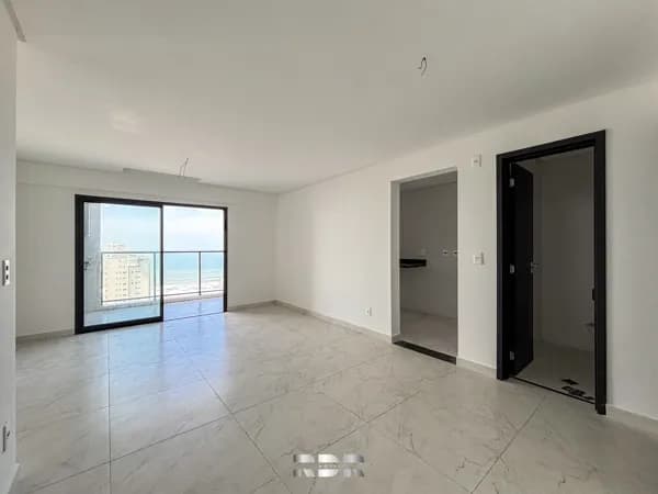 Apartamento novo com vista para o mar, duas suítes, duas vagas e parcelamento direto com a Construtora