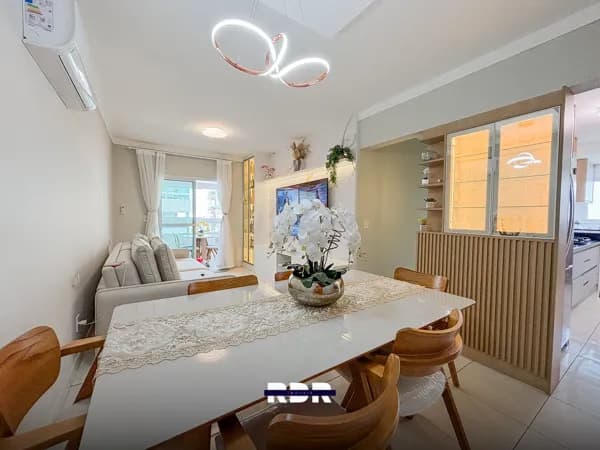 Apartamento mobiliado e com churrasqueira a carvão, à venda em ótimo Residencial na Guilhermina