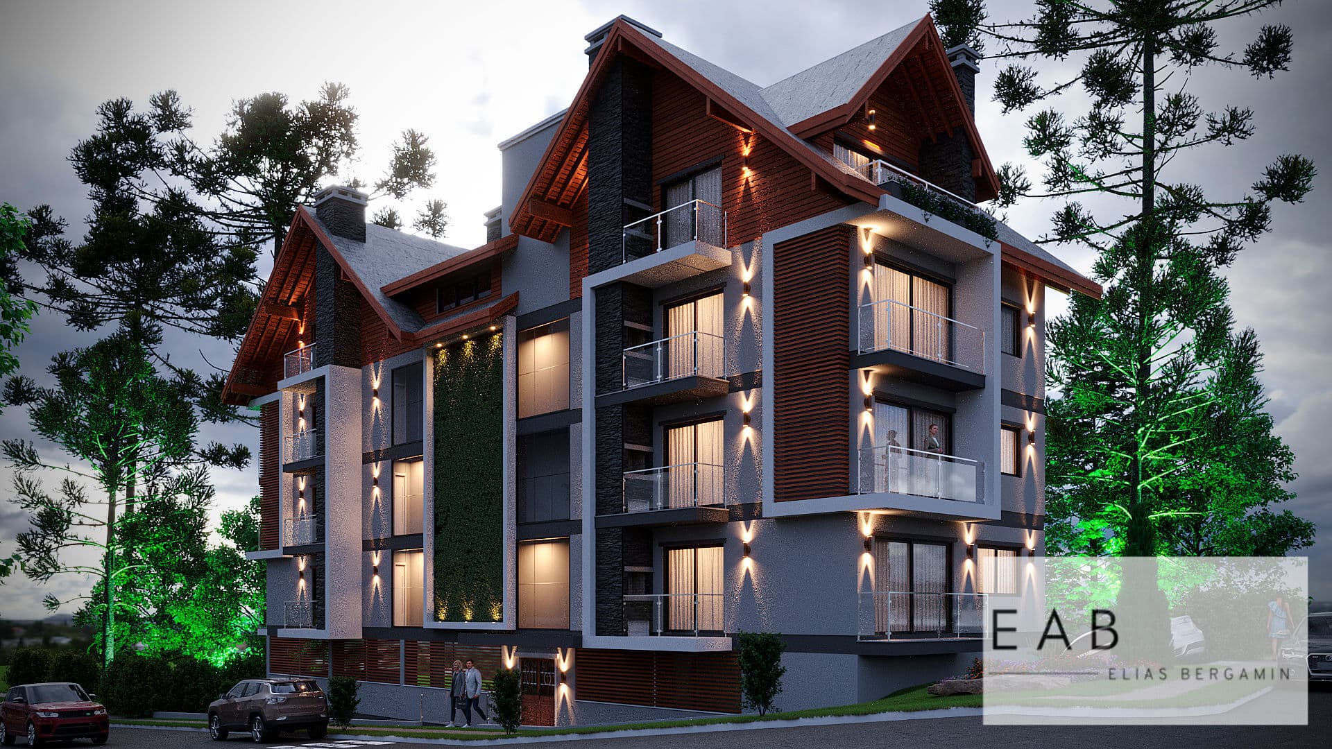 Apartamento 2 suites em construção.
