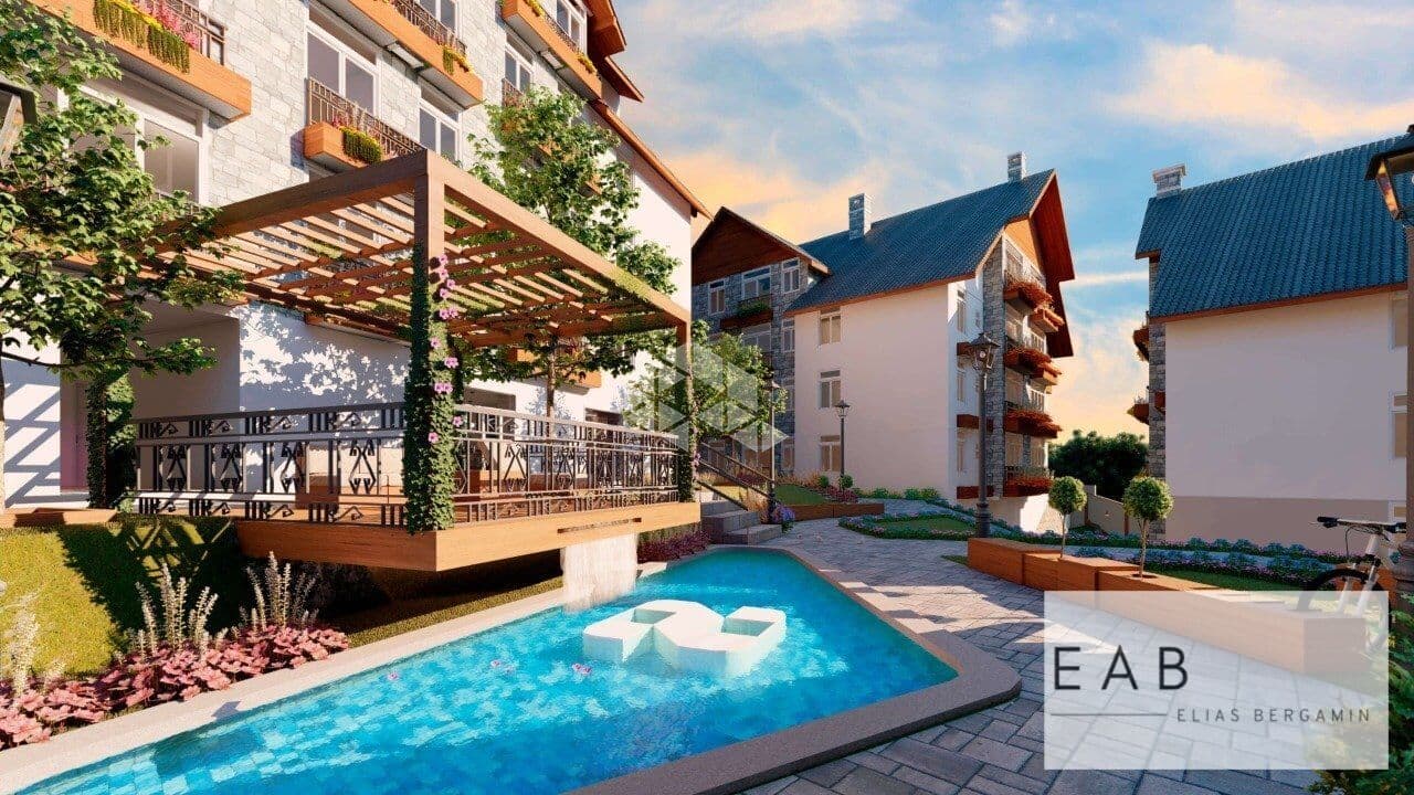 Apartamento novo a 1,2 km da Rua Coberta