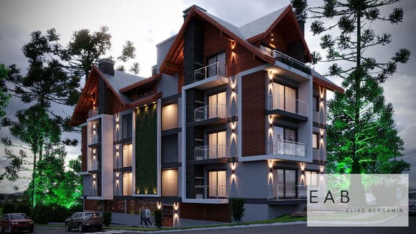 Apartamento em construção.