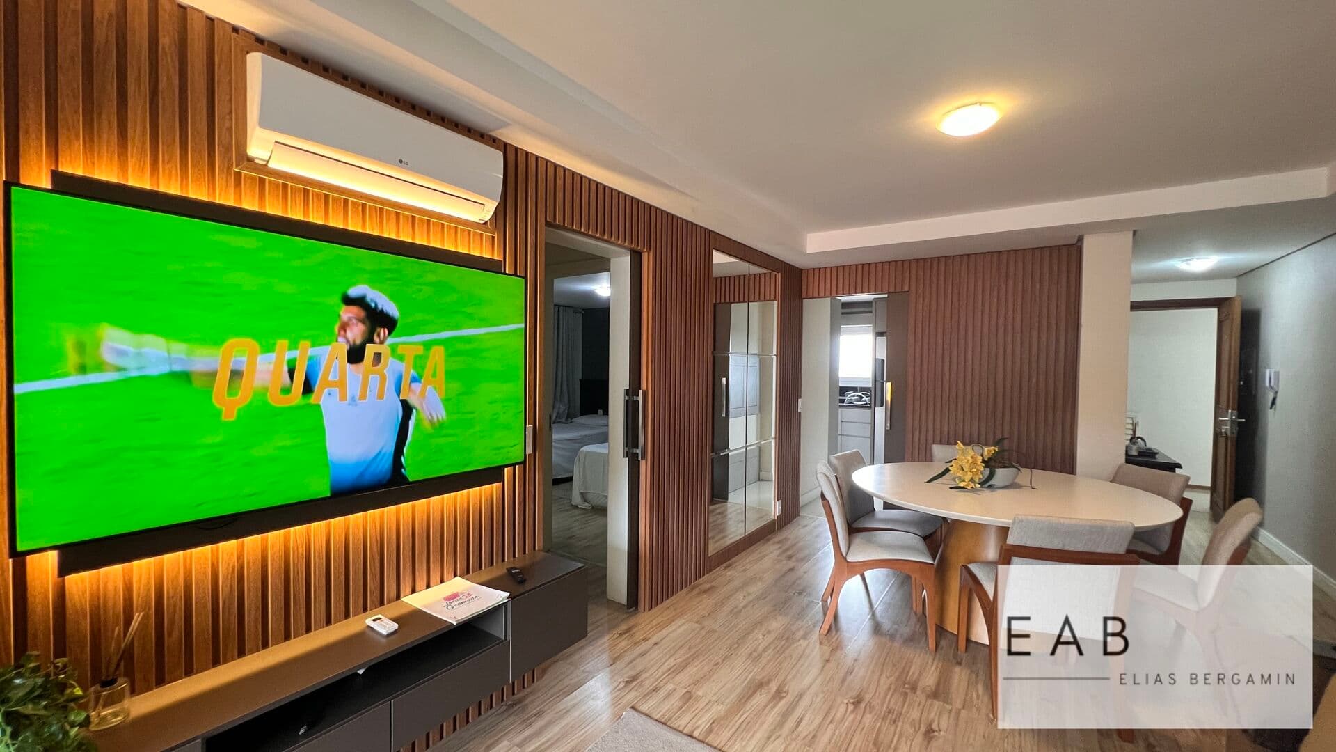 Apartamento mobiliado e decorado em Gramado