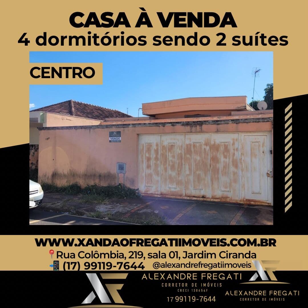 Casa em Bebedouro - Centro