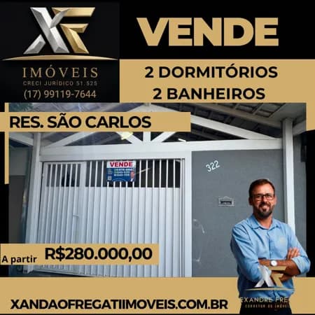 Casa em Bebedouro - Jardim São Carlos