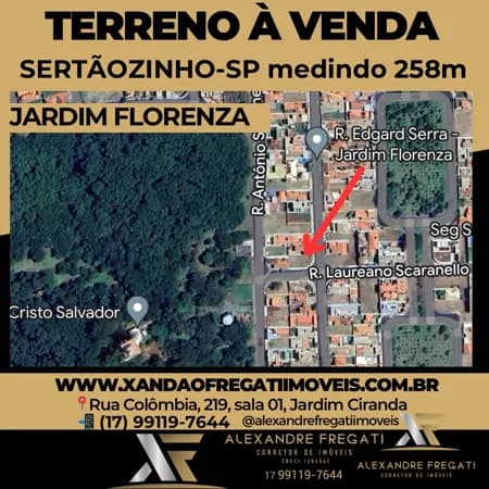 Lote/Terreno em Sertãozinho - Jardim Florenzza