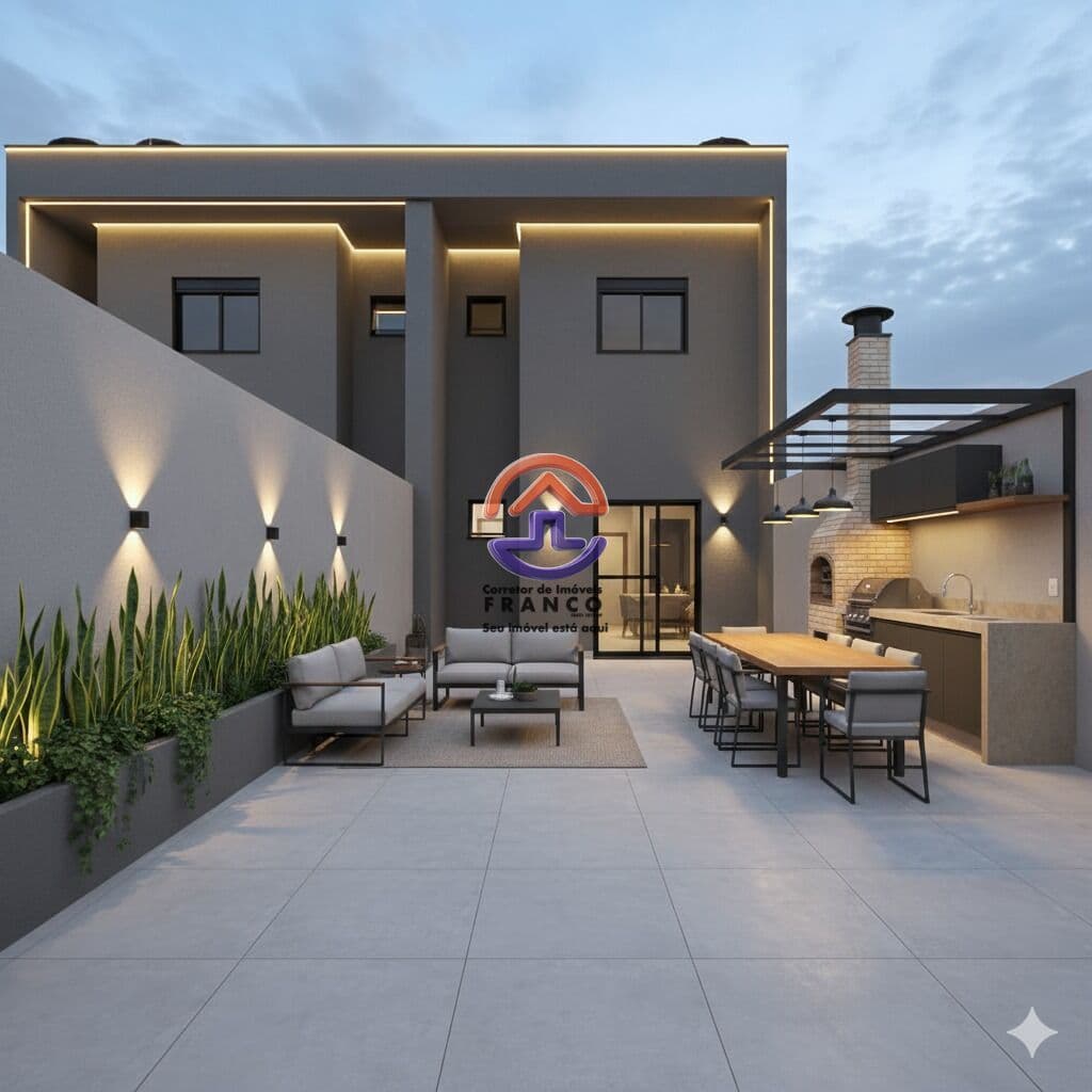 Casa Padrão em Suzano , entregue acabada com 2 suítes 2 vagas com área gourmet