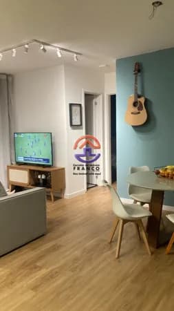 Apartamento semiplanejado pronto para morar em Suzano 48m com sacada e churrasqueira