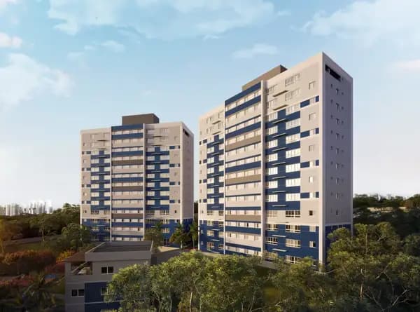 Apartamento Padrão 1 , 2 e 3 dorms. Minha Casa Minha Vida com suíte e varanda integrada