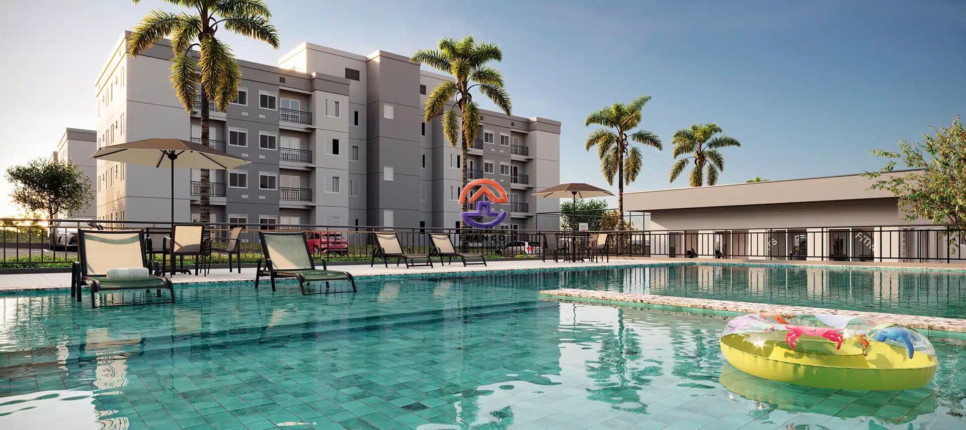 Apartamento de 40,7 a 41,5 m² com lazer completo Minha Casa Minha Vida
