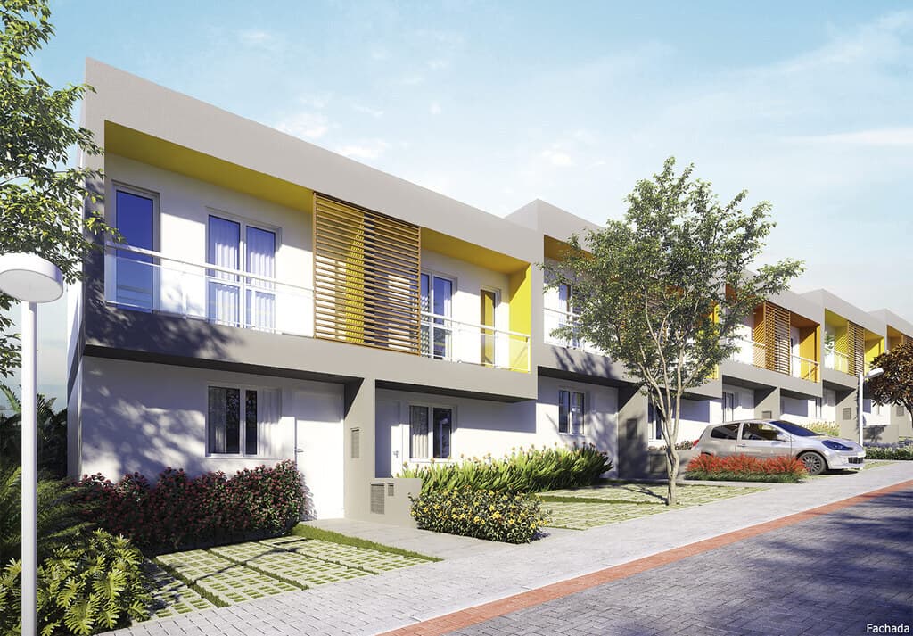 Casa em Condomínio em Jardim Modelo, Suzano/SP 2 vagas 2 dormitórios com corredor de acesso ao quintal
