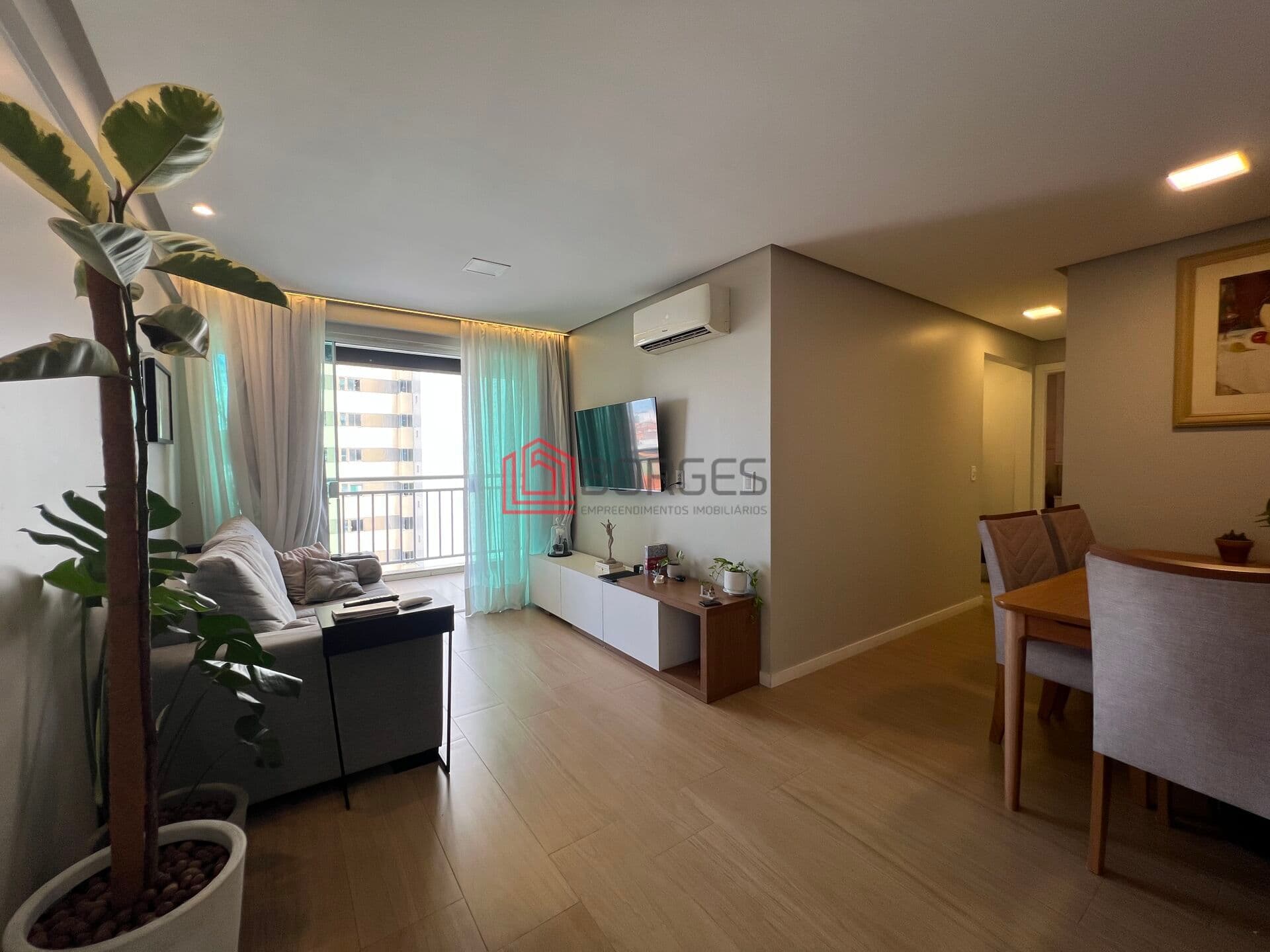 Apartamento Semi Mobiliado