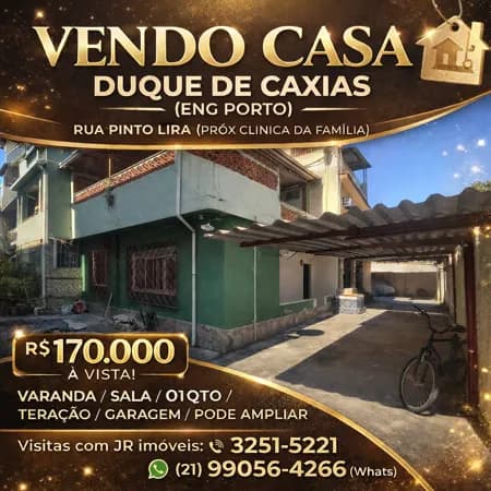 (RUA PINTO LÍRA) CASA 1DORMS...