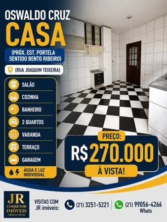 OSW CRUZ CASA (PRÓX EST PORTELA SENTIDO BENTO RIBEIRO)