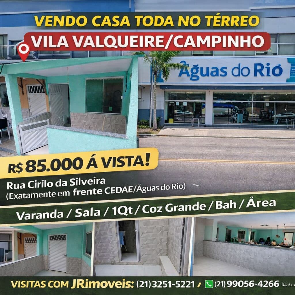 (RUA CIRÍLO DA SILVEIRA) CASA 1DORMS...