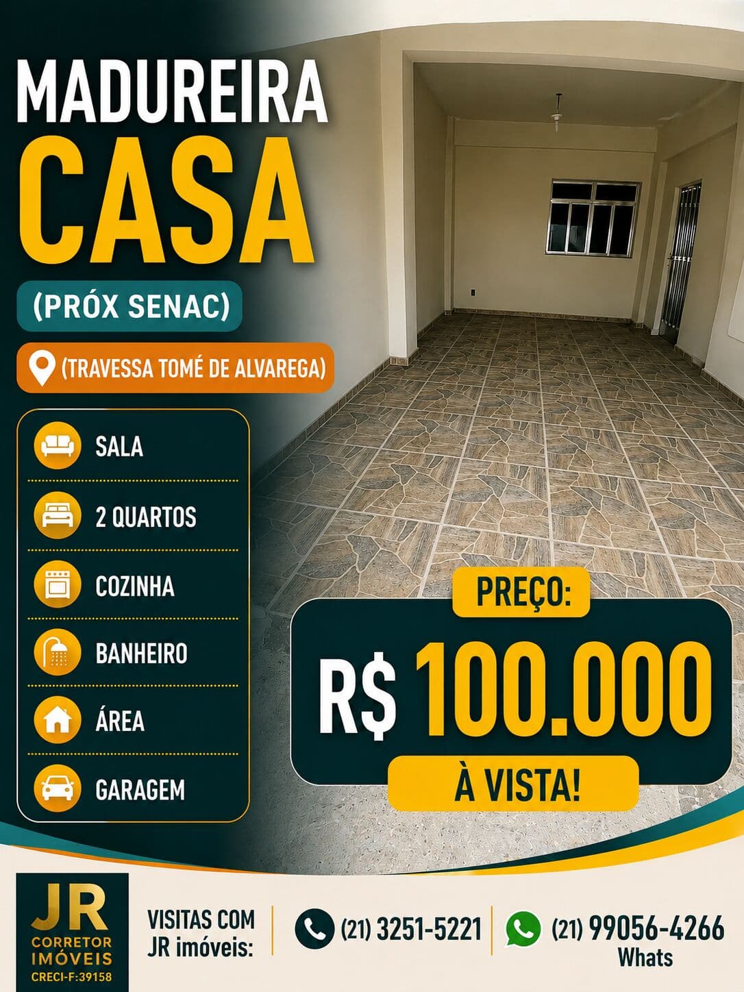 (TV. TOMÉ DE ALVAREGA) CASA 2DORMS...