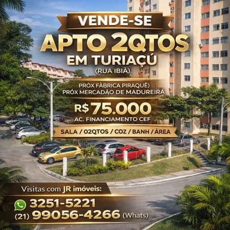 TURIAÇU APT (PRÓX MADUREIRA E R. MIRANDA)