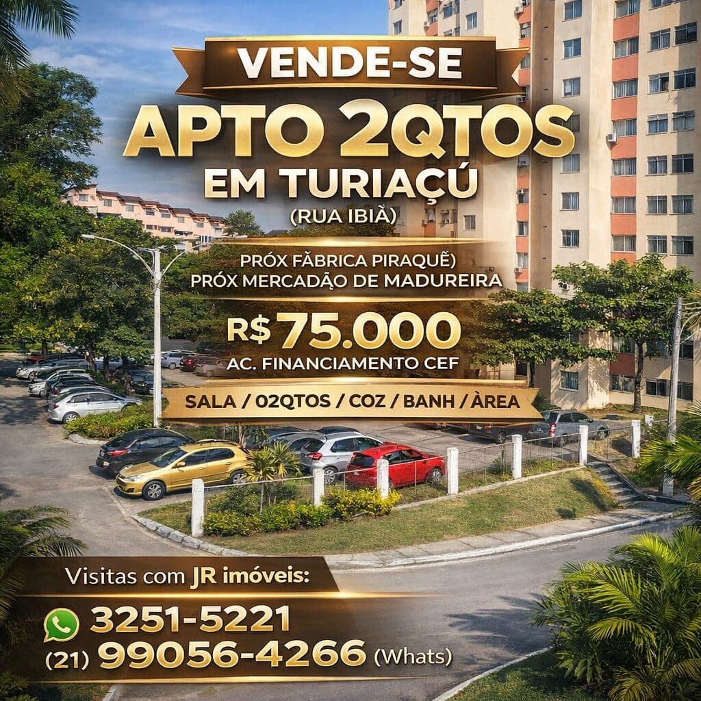 TURIAÇU APT (PRÓX MADUREIRA E R. MIRANDA)