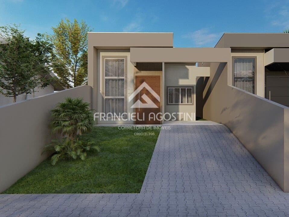 Casa Nova com Suite a venda no Loteamento Cesari - Francisco Beltrão PR