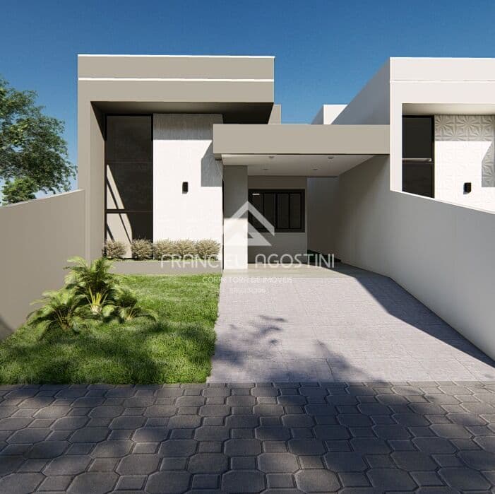Casa Nova com Suite a venda no Loteamento Cesari - Francisco Beltrão PR
