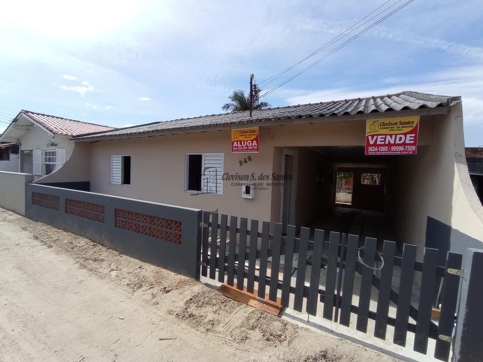VENDO CASA DE ALVENARIA - PASSO DO GADO, MUNICÍPIO DE TUBARÃO-SC