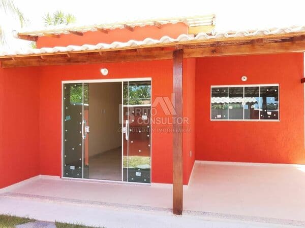 Linda Casa Primeira Locação á Venda Dois Dormitórios(sendo um suite) 90,36 M² Parque Nanci Maricá/RJ.