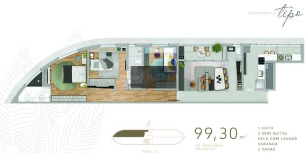 Apartamento alto padrão 03 quartos em construção a venda, 99,30 m2, 01 suíte, alto com vista, lazer, 02 vagas, entrega em dez 2026, Vale do sereno, Nova Lima, MG.