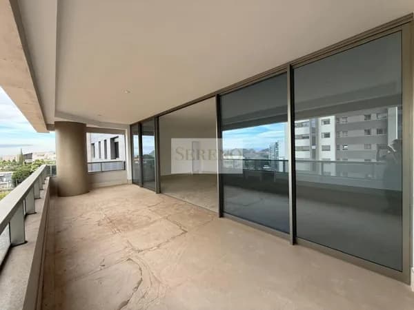 Apartamento alto luxo 04 suítes a venda, 208 m2, novo recém entregue, 06 banhos, sala ampla, varanda gourmet, DCE, resort, andar baixo c vista, Vale do Sereno, Nova Lima, MG.