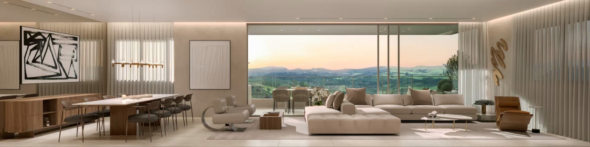 Apartamento alto luxo 4 suítes a venda, 242,52 m2, 04 vagas, imóvel alto com vista, Vale do Sereno, Nova Lima, MG.