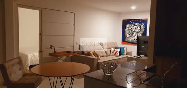 Maravilhoso apartamento decorado 01 quarto a venda, são 56m2, 01 vaga, super alto no Vila da Serra, Nova Lima, MG.
