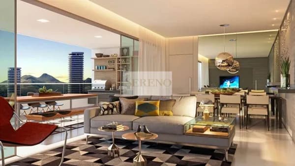 Apartamento alto luxo 04 quartos a venda, 174 m2, 02 suítes, lazer, alto com vista maravilhosa no Vale do Sereno, em Nova lima/MG.