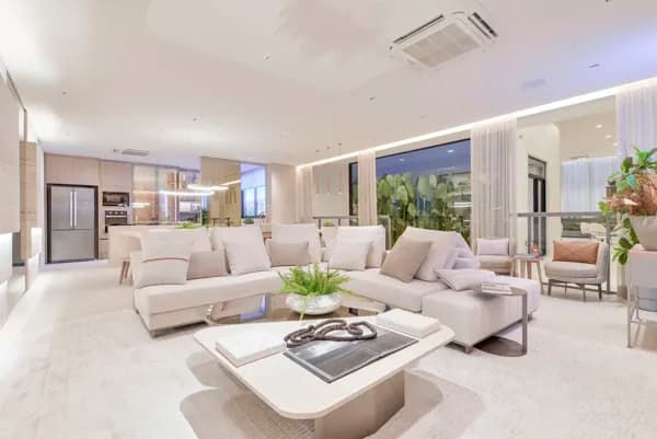 Apartamento alto luxo 04 suítes em construção a venda, 138,12 m2, Torre A3, 03 vagas, entrega OUT/2028, Vila da Serra, Nova Lima, MG.