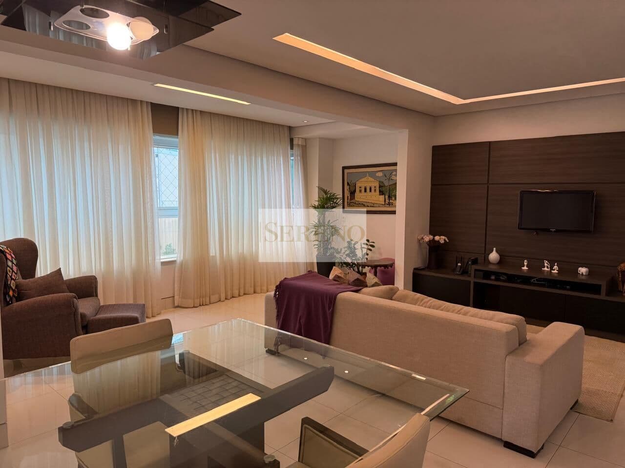 Apartamento de luxo 03 quartos a venda, 113 m2, suíte, 03 vagas, DCE e lazer resort, andar super alto com viata, Vila da serra, Nova Lima, MG.