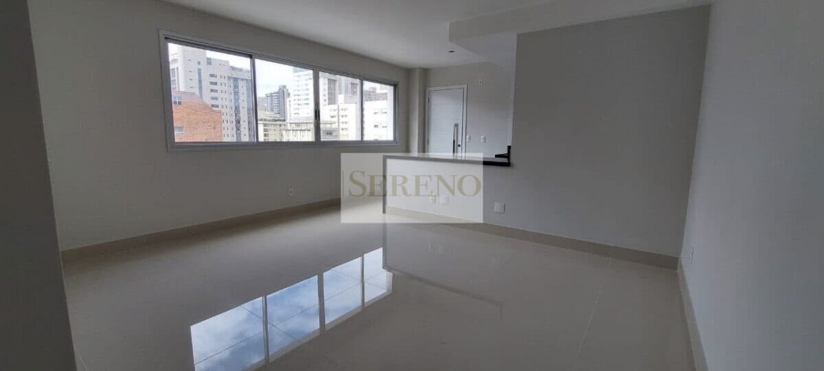 Apartamento 02 quartos a venda, 67 m2, 02 vagas, Andar alto e DCE no Lourdes, Belo Horizonte, MG.