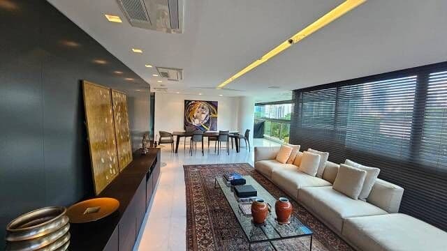 Apartamento 04 suítes de luxo a venda, 247 m2, DCE e lazer no Lourdes, em Belo Horizonte, MG.